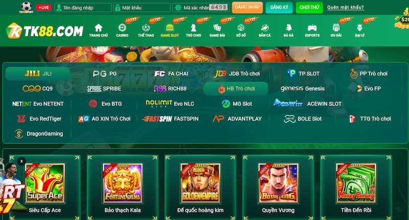 Game slot thưởng jackpot cực cao